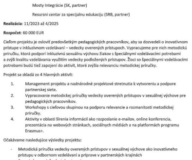 Nový projekt